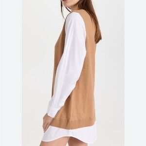 Staud Layered Shirt sweater dress